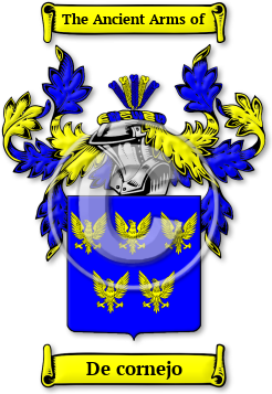 De cornejo Family Crest Download (JPG) Legacy Series - 600 DPI